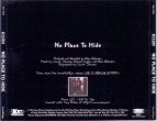 [ No Place To Hide UK CD Radio Promo Back Cover ]