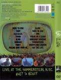 [ Live At The Hammerstein Region 2 Back Cover & Spine ]